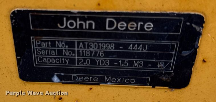 image for item DV4179 2005 John Deere 444J wheel loader