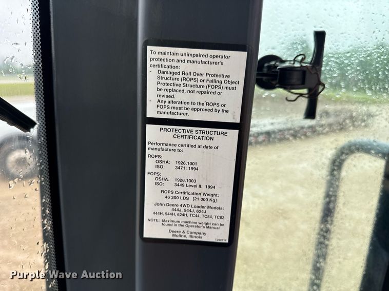 image for item DV4179 2005 John Deere 444J wheel loader