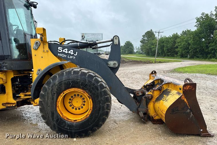 image for item DV4181 2008 John Deere 544J high lift wheel loader