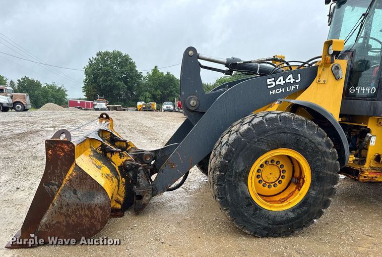 image for item DV4181 2008 John Deere 544J high lift wheel loader