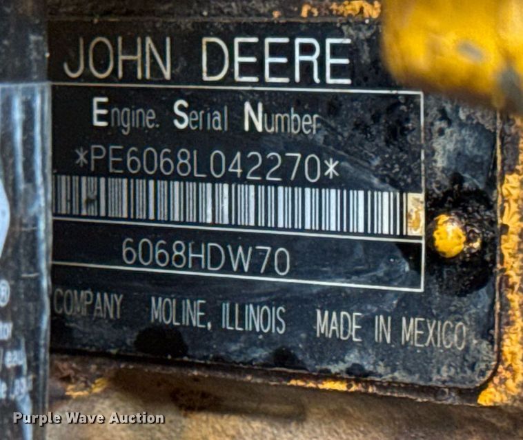 image for item DV4181 2008 John Deere 544J high lift wheel loader