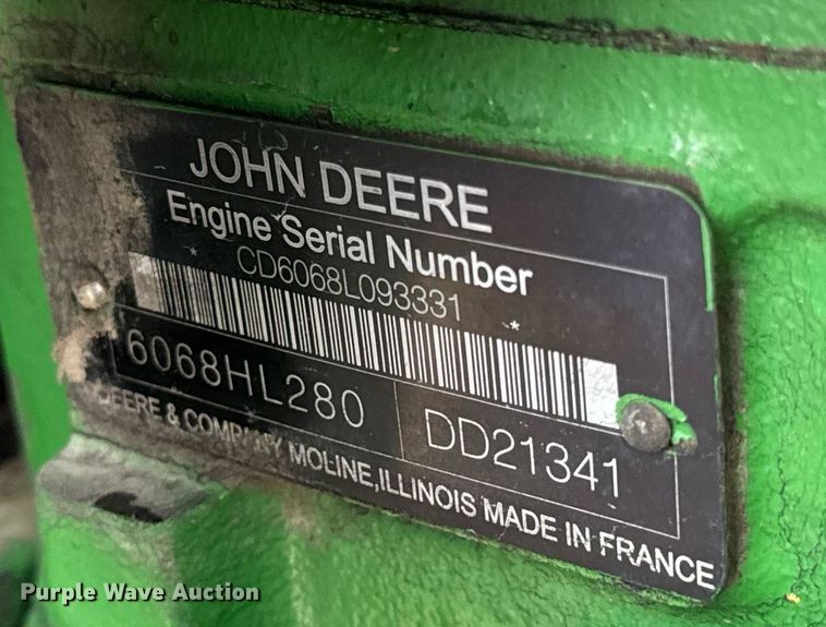 image for item DV4183 2010 John Deere 7130 MFWD tractor