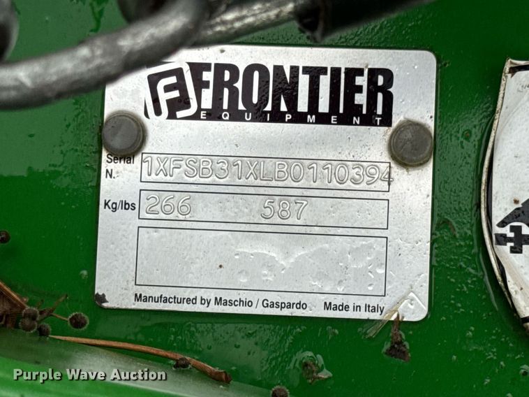 image for item DV4207 Frontier sickle bar cutter