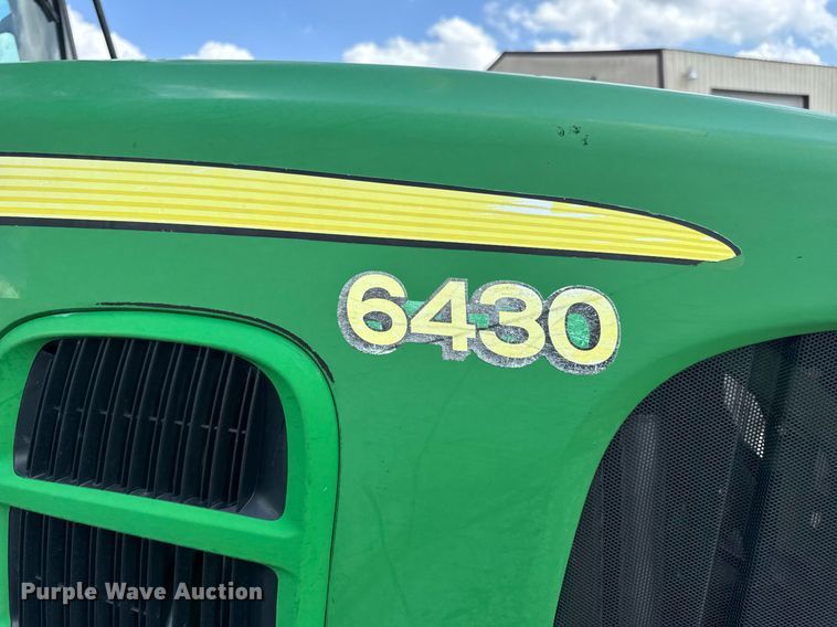 image for item DV4219 2011 John Deere 6430 MFWD tractor