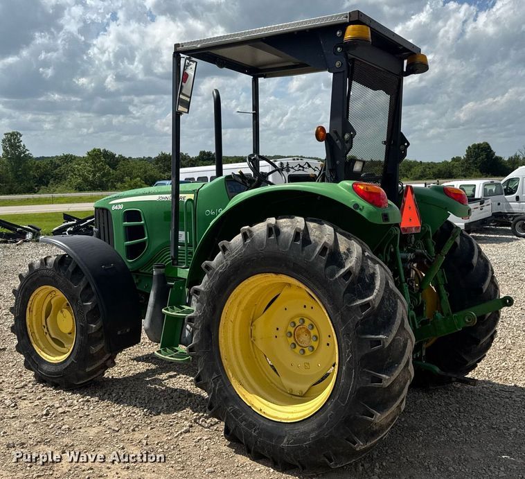 image for item DV4220 2003 John Deere 6430 MFWD tractor