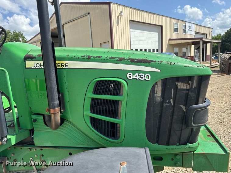 image for item DV4220 2003 John Deere 6430 MFWD tractor