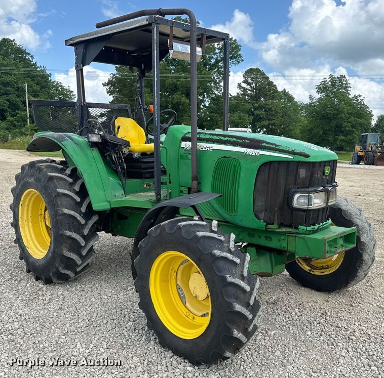image for item DV4221 John Deere 6420 MFWD tractor