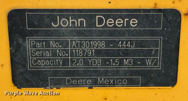 image for item DV4229 John Deere 444J wheel loader
