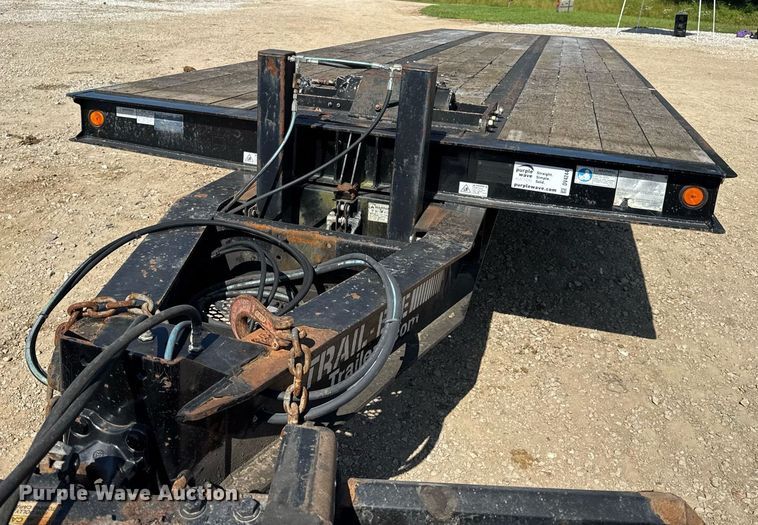 image for item DV4244 2015 Trail-Eze TE401 tilt deck equipment trailer