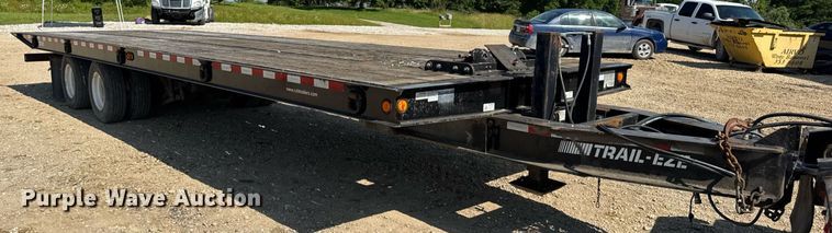 image for item DV4244 2015 Trail-Eze TE401 tilt deck equipment trailer