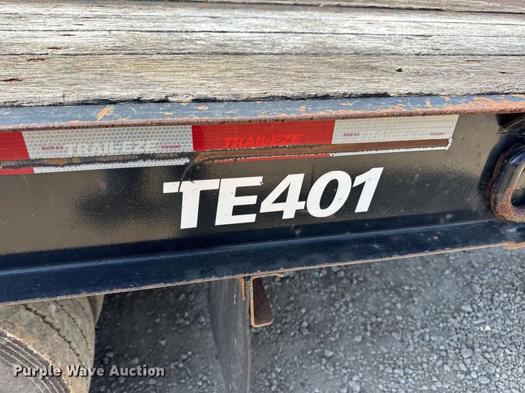 image for item DV4244 2015 Trail-Eze TE401 tilt deck equipment trailer