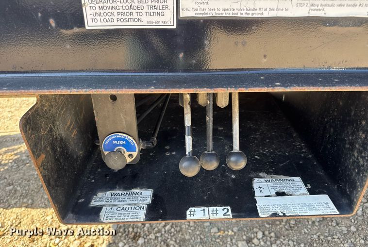 image for item DV4244 2015 Trail-Eze TE401 tilt deck equipment trailer