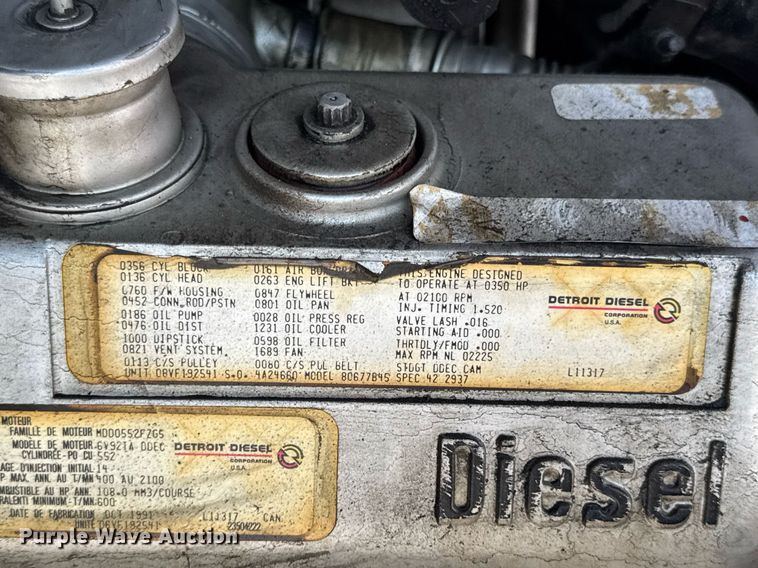 image for item DV4246 1992 Pierce pumper fire truck