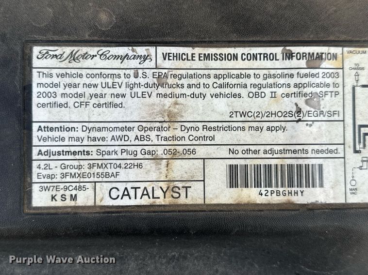 image for item DX5535 2003 Ford F150 pickup truck