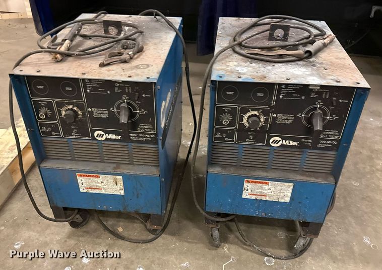 image for item DX5536 (2) Miller Shopmaster 300 welder