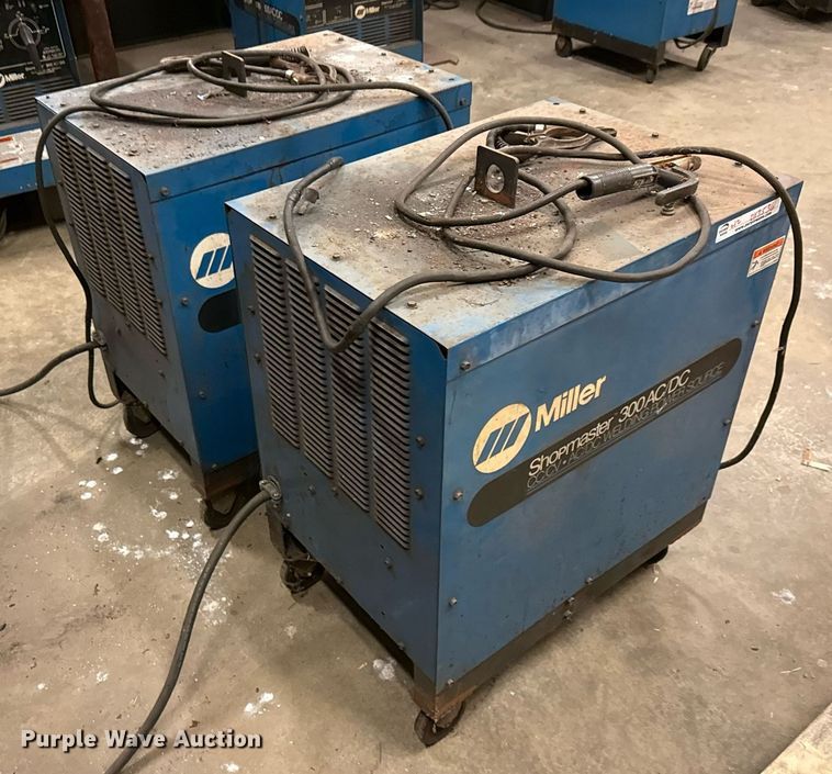 image for item DX5536 (2) Miller Shopmaster 300 welder