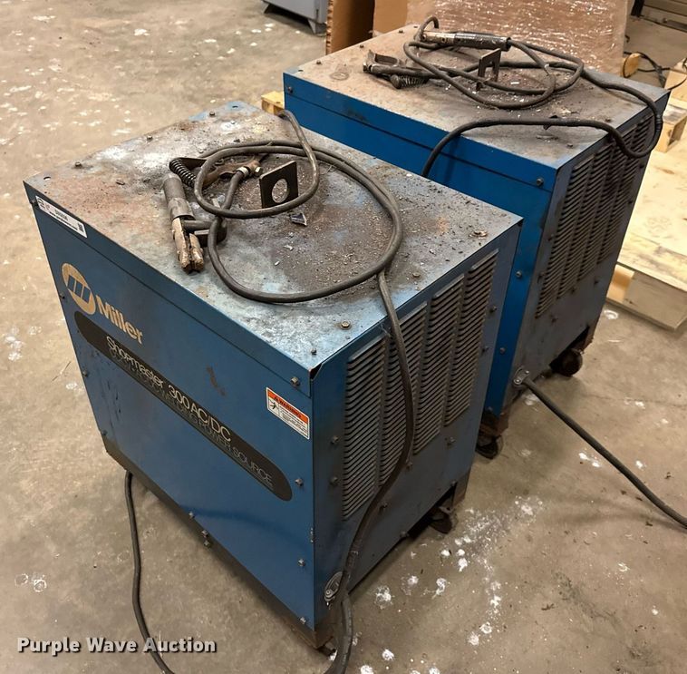 image for item DX5536 (2) Miller Shopmaster 300 welder