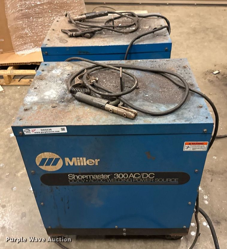 image for item DX5536 (2) Miller Shopmaster 300 welder