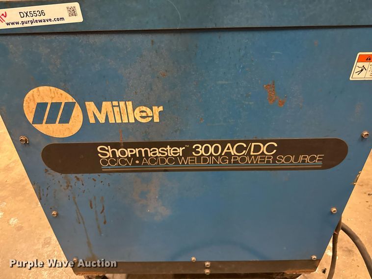 image for item DX5536 (2) Miller Shopmaster 300 welder
