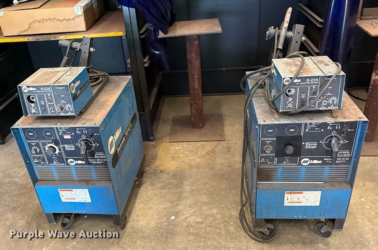 image for item DX5537 (2) Miller Shopmaster 300 welder
