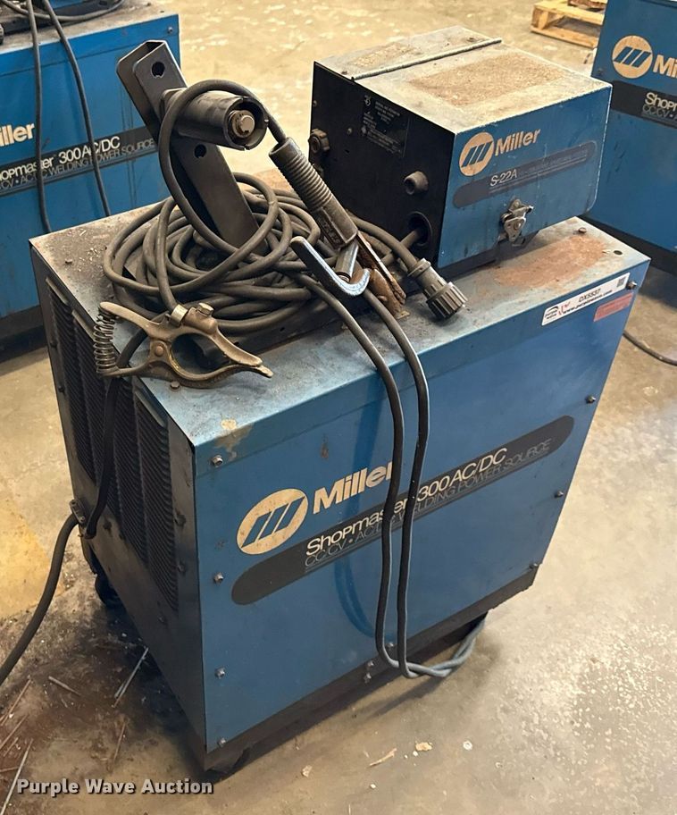 image for item DX5537 (2) Miller Shopmaster 300 welder