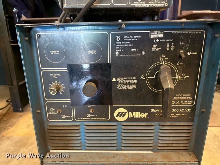 image for item DX5537 (2) Miller Shopmaster 300 welder