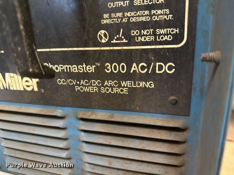 image for item DX5537 (2) Miller Shopmaster 300 welder