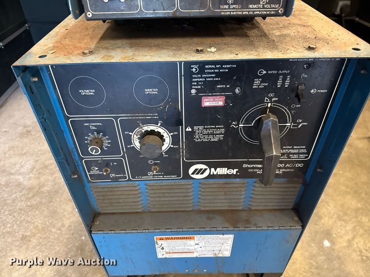 image for item DX5537 (2) Miller Shopmaster 300 welder