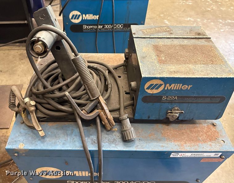 image for item DX5537 (2) Miller Shopmaster 300 welder