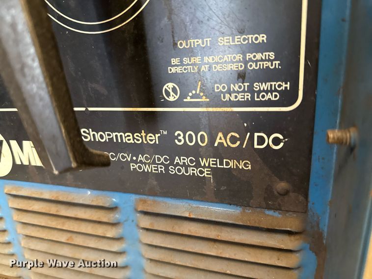 image for item DX5537 (2) Miller Shopmaster 300 welder