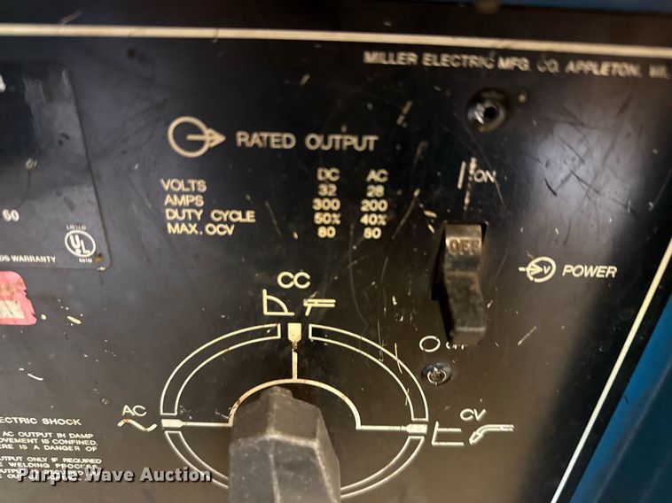 image for item DX5537 (2) Miller Shopmaster 300 welder