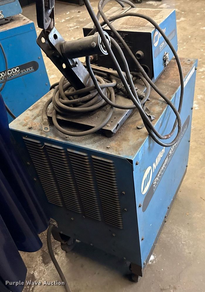image for item DX5538 (2) Miller Shopmaster 300 AC/DC welder