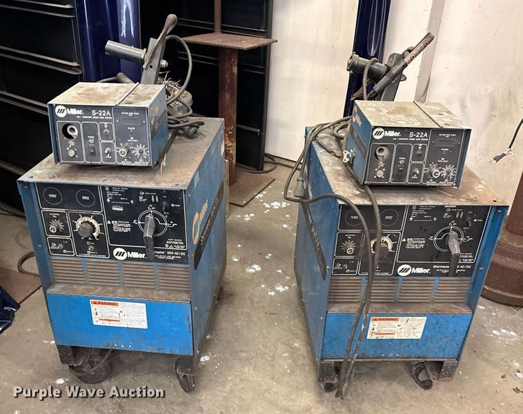 image for item DX5539 (2) Miller Shopmaster 300 welder