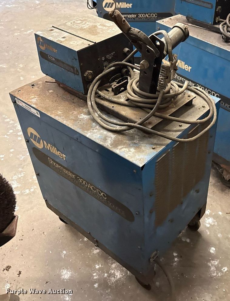 image for item DX5539 (2) Miller Shopmaster 300 welder