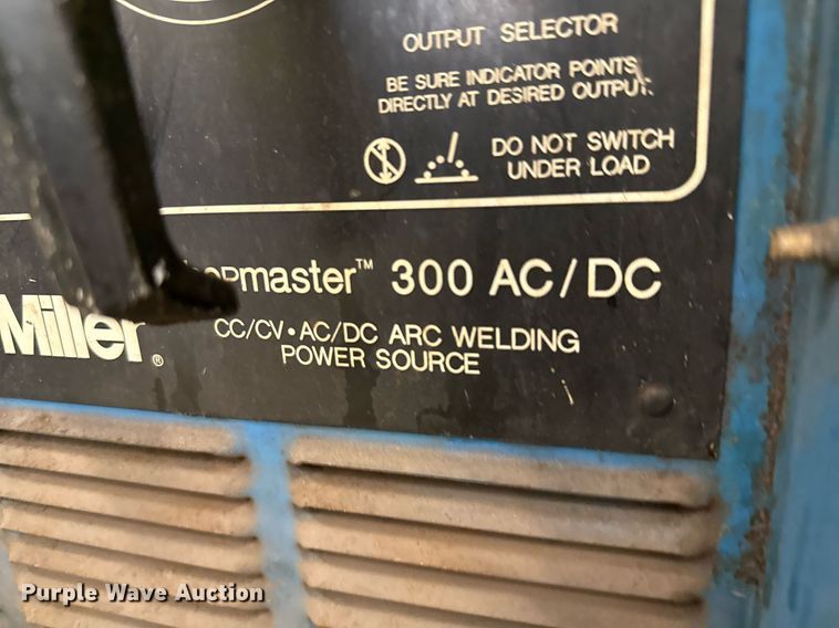 image for item DX5539 (2) Miller Shopmaster 300 welder