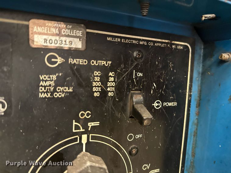 image for item DX5539 (2) Miller Shopmaster 300 welder