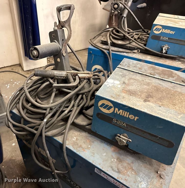 image for item DX5539 (2) Miller Shopmaster 300 welder