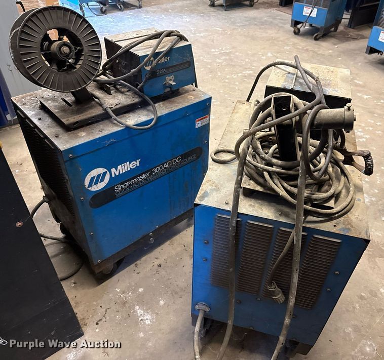 image for item DX5540 (2) Miller Shopmaster 300 welder