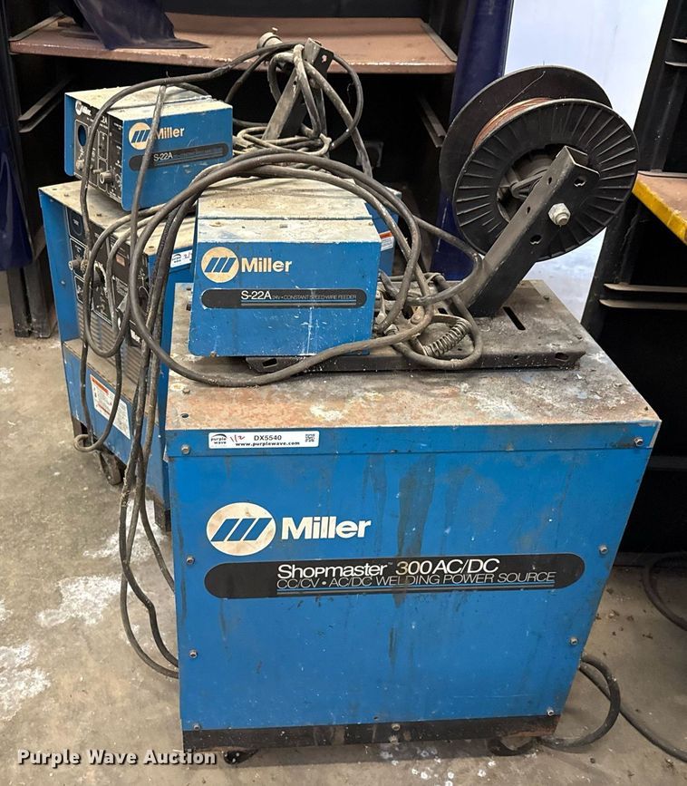 image for item DX5540 (2) Miller Shopmaster 300 welder