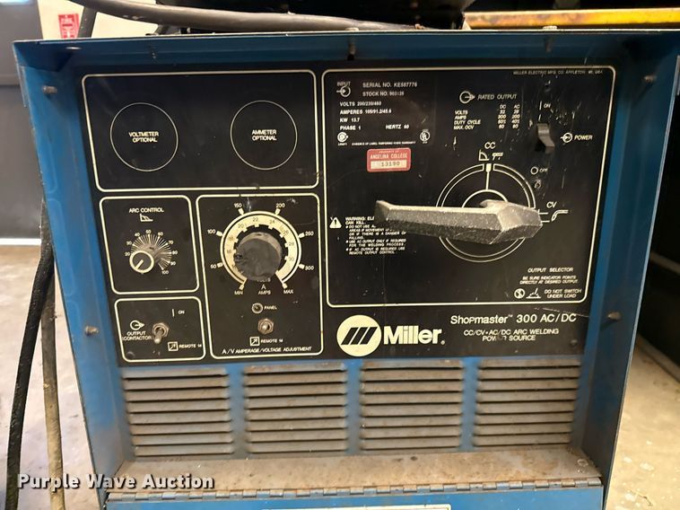 image for item DX5540 (2) Miller Shopmaster 300 welder