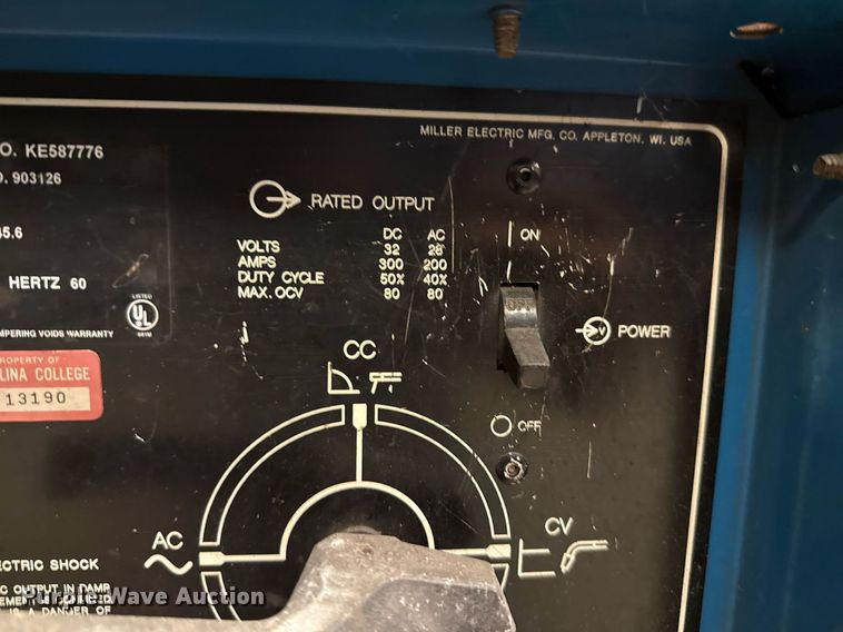 image for item DX5540 (2) Miller Shopmaster 300 welder