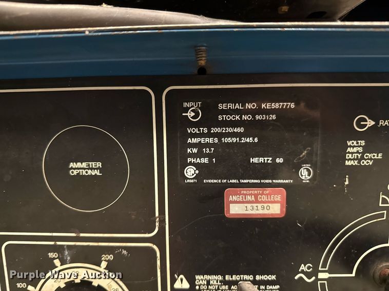 image for item DX5540 (2) Miller Shopmaster 300 welder