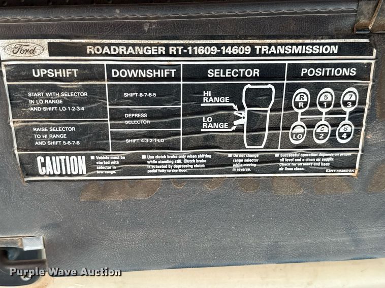 image for item DX5597 1986 Ford LT9000 semi truck