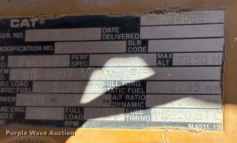 image for item DX5597 1986 Ford LT9000 semi truck