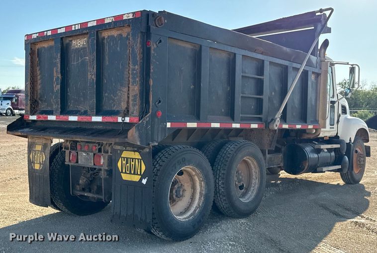 image for item DX5598 2006 Mack CV713 Granite dump truck