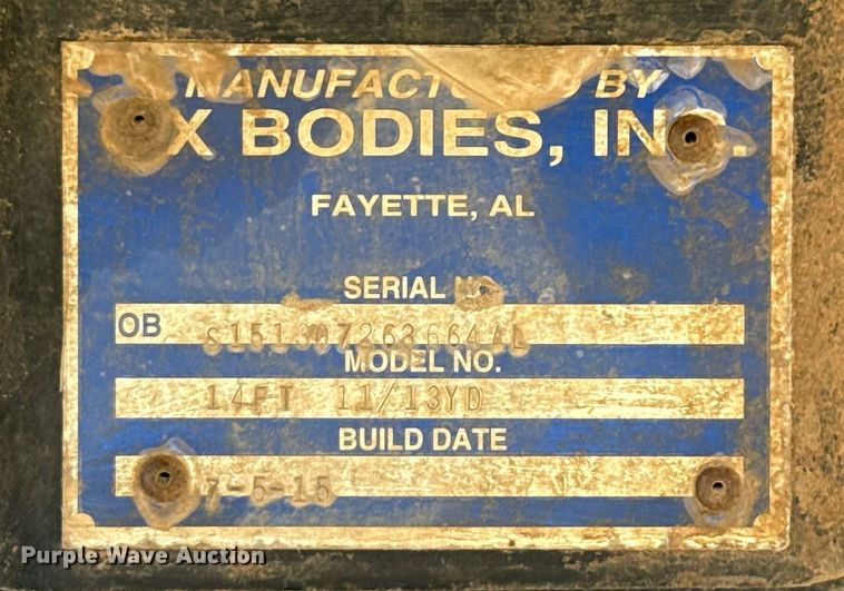 image for item DX5599 2016 Caterpillar CT660S dump truck