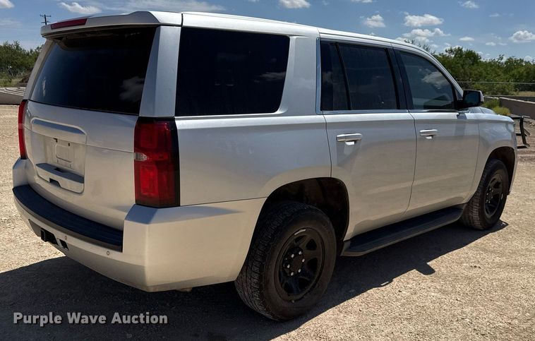 image for item DX5600 2016 Chevrolet Tahoe Police SUV