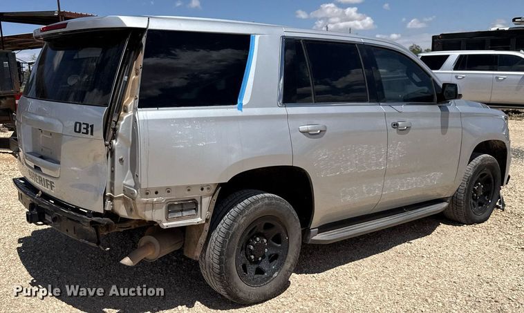 image for item DX5601 2016 Chevrolet Tahoe Police SUV