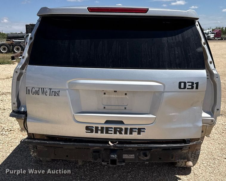 image for item DX5601 2016 Chevrolet Tahoe Police SUV