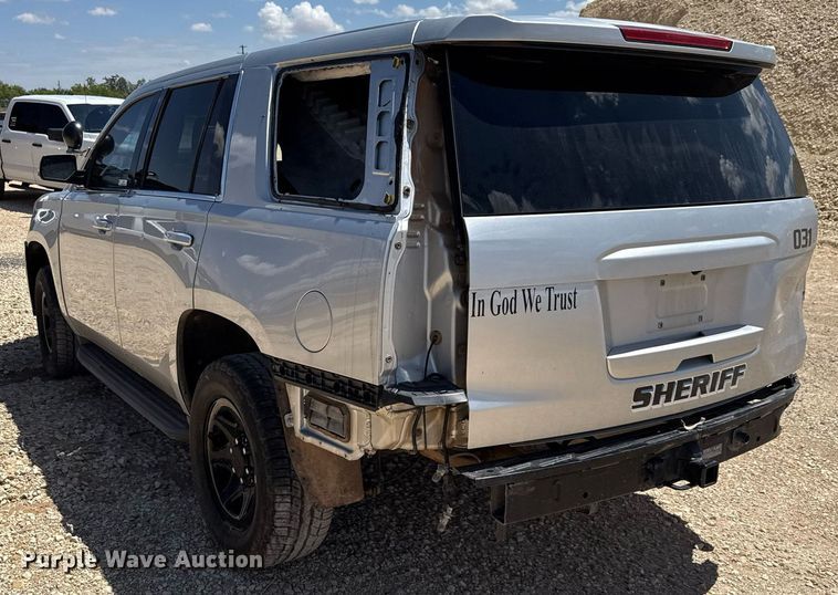 image for item DX5601 2016 Chevrolet Tahoe Police SUV